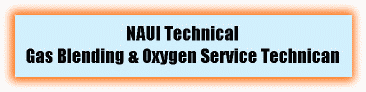 NAUI Gas Blending & O2 Service